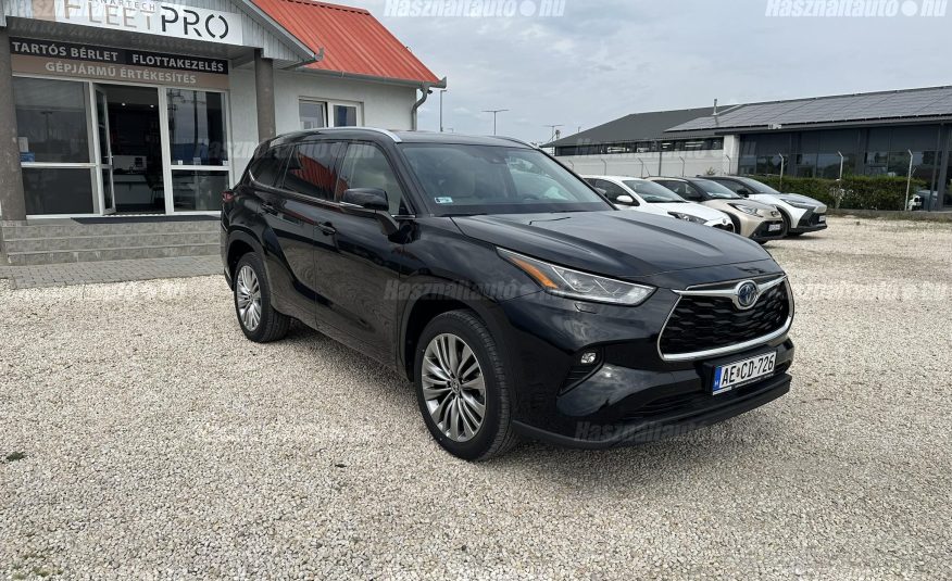 TOYOTA HIGHLANDER 2.5 Hybrid Prestige CVT üzembehelyezett 0km-es új autó! ÁFA-s