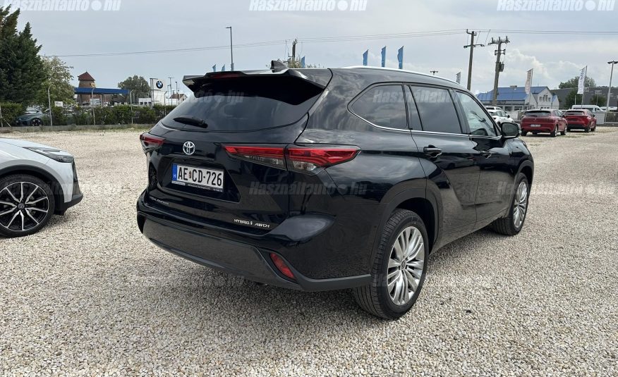 TOYOTA HIGHLANDER 2.5 Hybrid Prestige CVT üzembehelyezett 0km-es új autó! ÁFA-s