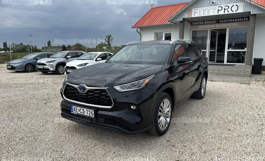 TOYOTA HIGHLANDER 2.5 Hybrid Prestige CVT üzembehelyezett 0km-es új autó! ÁFA-s