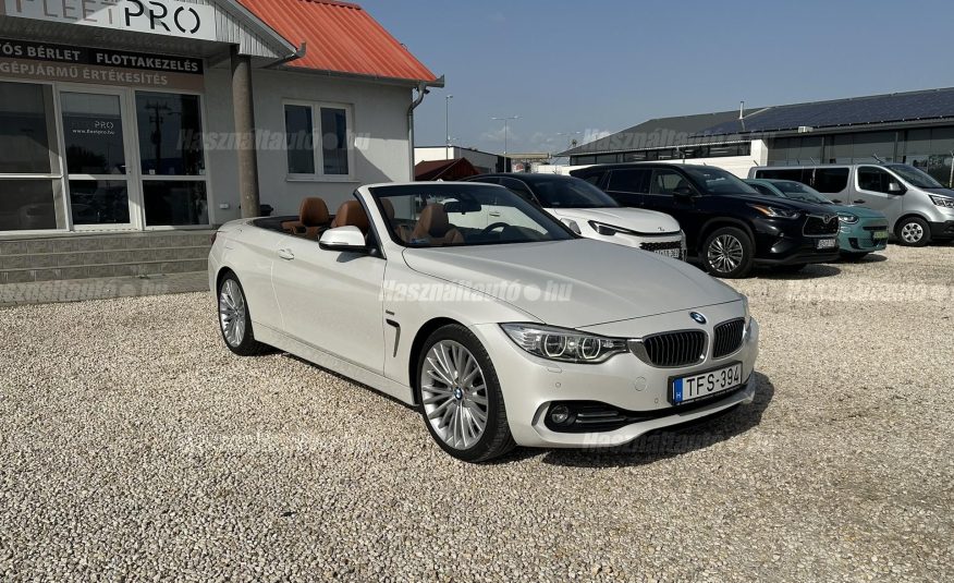 BMW 430i Luxury (Automata) Magyarországi. 2 tulaj. Harman&Kardon. Friss műszaki!