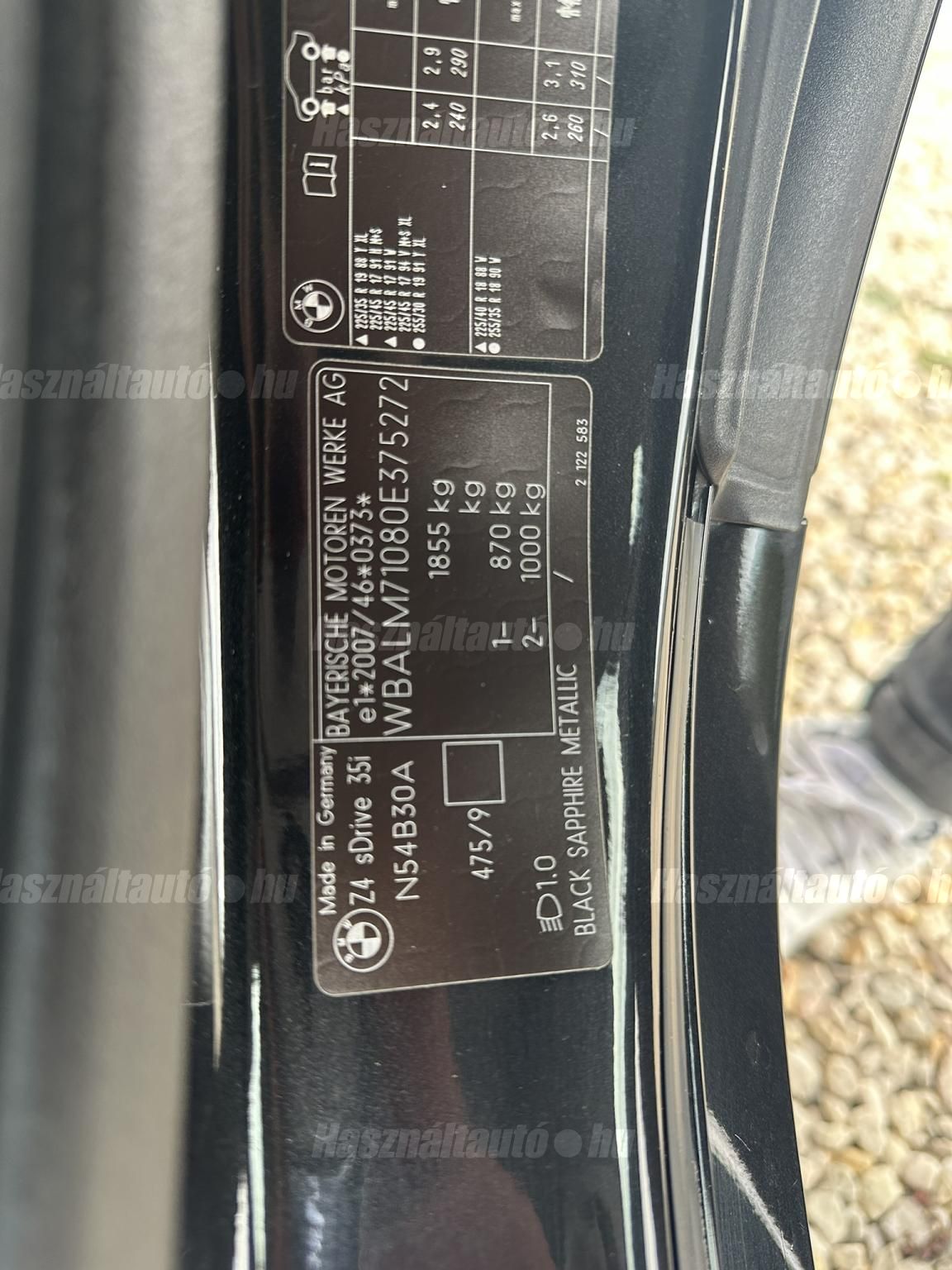 BMW Z4 3.5i DKG Különösen megkímélt. gyönyörű állapot!